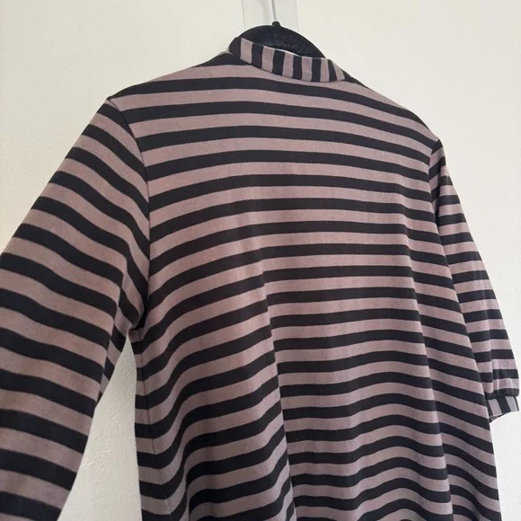 Marimekko Kaste A-Line Dress Cotton Stripes Pockets * FLAWS * - Picture 6 of 16